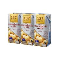 ราคา 137ดีกรี นมแมคคาเดเมียผสมเมล็ดทานตะวัน 137 Macadamia Milk 540ml. Pack3 (29644677463)