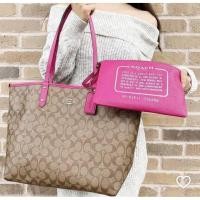 ราคา Sale Coach tote 17นิ้ว กลับด้านใช้ได้2ด้าน ใหม่แท้!! (1764651464)