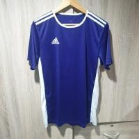 ราคา เสื้อกีฬา ADIDAS รุ่น climalite สีม่วงแถบขาว ของแท้มือสอง (29042552950)