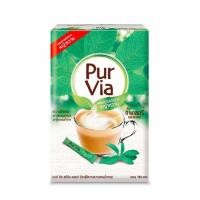 ราคา PURVIA Stevia​ เพอ​ เวีย สติเวีย เบลด์ หญ้าหวานสกัด สารให้ความหวานแทนน้ำตาล 0.8กรัม/ซอง กล่อง 100ซอง 80​ กรัม (5032246541)