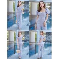 ราคา จั้มสูทขายาว งานป้าย White garden ไซส์ S (8331349863)