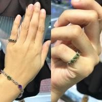 ราคา แหวนพลอยเขียวส่อง พลอยแท้ [ พลอยสีอื่นสอบถามได้ค่ะ ] (6417361266)
