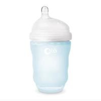 ราคา พร้อมส่ง ขวดนมซิลิโคน Olababy ขนาด 8 ออนซ์ พร้อมจุกสำหรับ 3 เดือนขึ้นไป (50657525273)