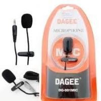 ราคา ไมค์หนีบปกเสื้อ DAGEE DG-001 Mini Clip-on Microphone (Black) (5630494287)
