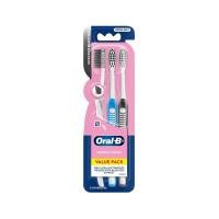 ราคา [สินค้าส่งด่วน] ออรัลบีแปรงสีฟันอัลตร้าธิน แบล็คที แพ็ค3 ORAL-B ULTRATHIN BLACK TEA PACK 3 (51308874588)