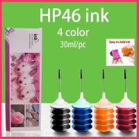 ราคา HP 46 หมึก hp46 ดำ hp 46xl สีดำ hp46xl hp 46 xl หมึกรีฟิลเหมาะสำหรับ 2020hc 2025HC 2520HC 2025 2529 4729 Inkjet Printer (7661123149)