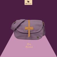 ราคา กระเป๋าผ้าแคนวาส กระเป๋าสะพายข้าง Movy Minimal สีRose Pink (10915831784)