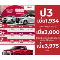 ราคา ประกันรถยนต์ชั้น 3 รถเก๋ง รถกระบะ บริษัทเออร์โกประกันภัย (29329437839)