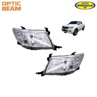ราคา โคมไฟหน้า Toyota Hilux Vigo Champ (โตโยต้า ไฮลักซ์ วีโก้ แชมป์) ไม่รวมหลอด ปี 2012-2014 (51406305193)