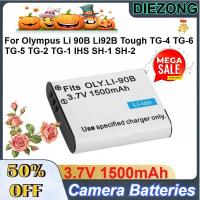 ราคา 3.7V 1500mAh Li-90B Li-Ion แบตเตอรี่สําหรับ Olympus Li 90B Li92B Tough TG-4 TG-6 TG-5 TG-2 TG-1 IHS SH-1 SH-2 แบตเตอรี่กล้อง (53710632790)