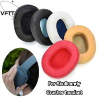 ราคา VFTT แผ่นรองหูฟัง,เปลี่ยนหนังโปรตีนแผ่นรองหูฟัง,แบบพกพา Soft Earmuffs ฟองน้ําหูฟังสําหรับ Skullcandy Crusher ไร้สาย/crusher ANC/Hes3 หูฟังอุปกรณ์เสริม (29094864707)
