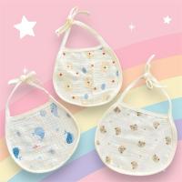 ราคา ผ้ากันเปื้อน ผ้าซับน้ำลายเด็ก ผ้ามัสลินทอย่นออแกนิค หนา2ผืนปะกบกัน นุ่มผิว ซับน้ำดี แบบผูก (29368835094)