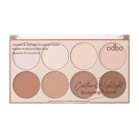 ราคา ODBO Contour & Highlight Sculpting Palette 20g (OD1335) โอดีบีโอ คอนทัวร์ & ไฮไลต์ สกัลป์ติง พาเลต (49310098004)