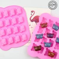 ราคา (คละสี) พิมพ์ซิลิโคน แม่พิมพ์หมีคุมะ 16ช่อง (24509088376)