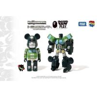 ราคา Bearbrick X Transformers Optimus Prime X BAPE Green 200% - Medicom Toy Be@rbrick แบร์บริค ของแท้100% (11474324410)