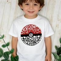 ราคา เสื้อยืดโปเกมอนสำหรับวัยรุ่น, เสื้อยืดลายการ์ตูนสำหรับเด็ก, เสื้อผ้าลำลองแขนสั้นผ้าฝ้ายเนื้อนุ่มสำหรับใส่ในชีวิตประจำวัน (48207600456)