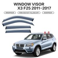 ราคา For BMW X3 2003-2022 E83 F25 G01 Window Visor Door Visor Sun Rain Guards Weather Shield Window Viso (26394175345)