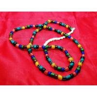 ราคา 65 ซม.135 กะรัต สร้อยคอลูกปัดโบราณ ทราวดี สร้อย สร้อยคอ ลูกปัด Necklace ลูกปัดโบราณ ทรงธรรมชาติ สร้อยลูกปัดธรรมชาติ100% (1007256957)