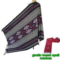 ราคา ผ้าห่มทอนุ่ม kalimantan motif พิเศษ (ฟรีผ้าพันคอทอ) (42355784683)