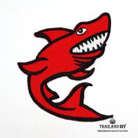 ราคา [ ตัวรีดปลาฉลาม ลาย ปลา ฉลาม สีแดง ] Red Shark Patch งานปัก ลายสัก DIY ตัวรีด เสื้อ กระเป๋า กางเกง ยีนส์ อาร์ม เท่ๆ แนวๆ (4450045611)
