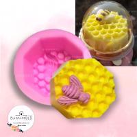 ราคา (พร้อมส่ง) แม่พิมพ์ซิลิโคน พิมพ์ซิลิโคนสามมิติ ฟองดอง พิมพ์วุ้น พิมพ์ขนม แม่พิมพ์รังผึ้ง พิมพ์รังผึ้ง (4664436694)