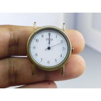 ราคา นาฬิกา Vintage มือสองญี่ปุ่น VEGA CITIZEN CITIZEN QUARTZ ผู้ชาย ทรงกลม กรอบทอง หน้าขาว ไม่มีสาย 30mm (57005413049)