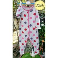 ราคา ชุดหมีหุ้มเท้ามือ2 next ลายกลมๆ z.9-12M (876589124)