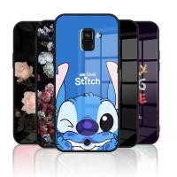 ราคา เคสกระจก Samsung Galaxy A5 2018 /A6 2018 / A8 2018 / A6 plus / A8 plus /J6 2018 เคสกระจกนิรภัยฮาร์ดฝาหลังขอบซิลิคอนอ่อน (29552396014)