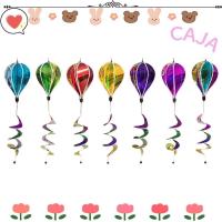 ราคา CAJA1 Wind Spinners,วัสดุพลาสติก 43.3 นิ้วความสูง Rainbow Hot Air บอลลูน,ทุกวันตกแต่งหมุนเลื่อม 4X บอลลูนขนาดยักษ์ Whirligigs ตกแต่งวันหยุด (54009252437)