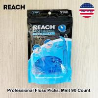 ราคา REACH®Professional Floss Picks, Mint Flavor 90 Count ไหมขัดฟัน รีช (18874952550)