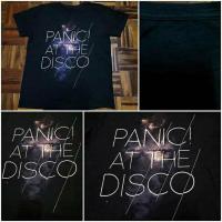 ราคา Panic At The Disco สีดำ สกsีนจม ป้ๅยบิu ไซส์ L (อก21.5xยาว28) (10359449999)