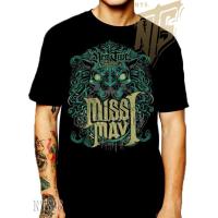 ราคา NTS 98 Miss May I ROCK เสื้อยืด ลายวงดนตรี ซิลค์สกรีน ผ้าคอตตอนหนานุ่ม ไม่หดไม่ย้วย สีดำ S M L XL XXL (8592976363)