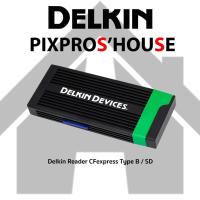 ราคา Delkin Card Reader CFexpress Type B and SD (27661893800)