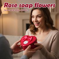 ราคา Rose Soap Flowers Heart Shape Anniversary Flower Day Day Soap Set Valentines Mothers P8i4 (57857877858)