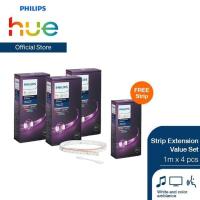 ราคา Philips Hue LightStrip Plus with Bluetooth Value Set ประกอบด้วย Strip Extension 4 ชิ้น (2291301668)