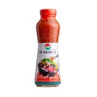 ราคา ซันซอส น้ำจิ้มสุกี้สูตรเข้มข้น Sunsauce Hot Suki Sauce 380g. (56260782499)