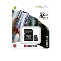 ราคา Micro SD Card 32 GB Class 10 Kingston แท้ 100% สำหรับใช้งานกับกล้องวงจรปิด กล้องติดรถยนต์ ประกันบริษัท (52600770331)