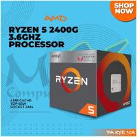 ราคา AMD Ryzen 5 2400G พร้อม Radeon RX Vega 11 กราฟิก 3.6GHz สูงสุด 3.9GHz 4MB AM4 VR พร้อม CPU โปรเซสเซอร์ (9322343471)