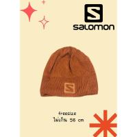 ราคา หมวกไหมพรม Salomon สีส้มอิฐ | Freesize ไม่เกิน 56 cm | บุกันหนาวด้านใน | ปักโลโก้ | สภาพดี ✅ (45161336204)