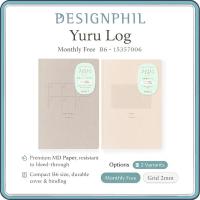 ราคา Midori Yuru Log B6 Notebook – Monthly Free Diary (15357006) & 2 mm Grid Journal (15358006) Variants | 48 Page Premium MD Paper Planner / Japanese Stationery (42923469276)