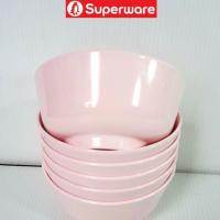 ราคา ซุปเปอร์แวร์ ชาม4.5"=6ชิ้น (ถ้วยแบ่งไม่มีกล่อง)สีโอลด์โรสกลม ซุปเปอร์แวร์เกรดA (1264941876)