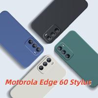 ราคา ความนิยมที่สุด สําหรับ Motorola Edge 60 Stylus Case Silicone Full Case Classic Solid Color Phone Case Cover Sense of premium (45459491336)