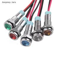ราคา ไฟแสดงสถานะโลหะ LED หัวแบน6มม. 1ชิ้น, ไฟสัญญาณกันน้ำ12V 24V 220V กับเส้นสีแดงสีเหลืองสีฟ้าสีเขียวและสีขาว (55111288807)