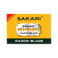 ราคา SAKARI Razor Blade 100 ชิ้น ใบมีดโกนสองคม คาร์บอนสตีลคุณภาพสูง (46210680639)