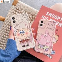 ราคา เคสโทรศัพท์มือถือ ปิดด้านหลัง ซิลิโคน TPU นิ่ม ลายการ์ตูน SpongeBob Patrick Star น่ารัก สําหรับ iPhone 12 Pro Max 11 6 6s 7 8 Plus XR XS (8482398092)