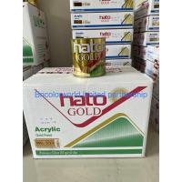 ราคา สีทอง HATO MG333 ฮาโต้ (สูตรนํ้ามัน) ทองยุโรป ขนาด ขนาด 0.946 ลิตร (1 กระป๋อง 380.-) MG-333/b (16560732657)