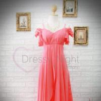 ราคา ชุดราตรียาว ชุดออกงาน สีโอรส (2319613295)