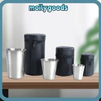 ราคา MOILYHD 4 ชิ้น Whisky เครื่องดื่มแก้ว,มินิสแตนเลส Camping ถ้วย,แบบพกพา 30ml/70ml/170ml แก้วเบียร์ Drinkware (57358517300)