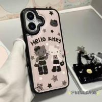 ราคา สําหรับ IPhone17 Air 16 15 14 13 12 11 Pro MaxX XR XSMax7 8 Plus การ์ตูนสีดําสีขาว KT เคสโทรศัพท์ (42130831050)
