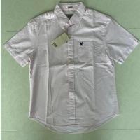 ราคา ccoo เสื้อ ผช. เสื้อเชิ้ต แขนสั้น สีชมพู ผ้าคอตตอน oxford แท้ของใหม่ (41556588615)